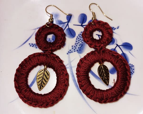 Handmade Crochet earrings 3