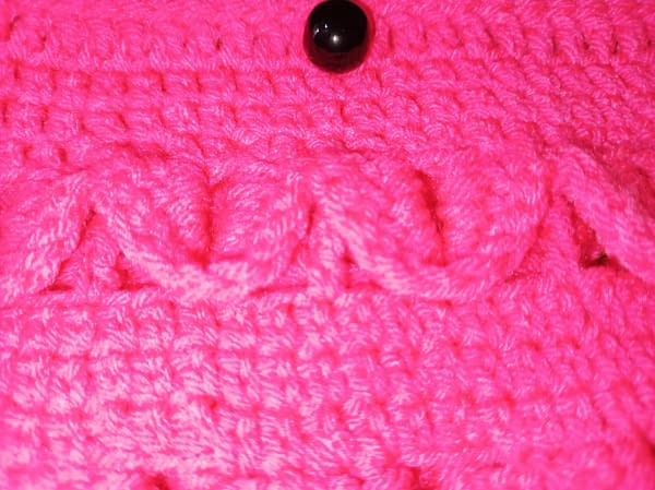 Handmade Pink purse 3