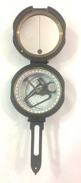 Handmade Brass Nautical Geological Brunton Compass (Black_) 3