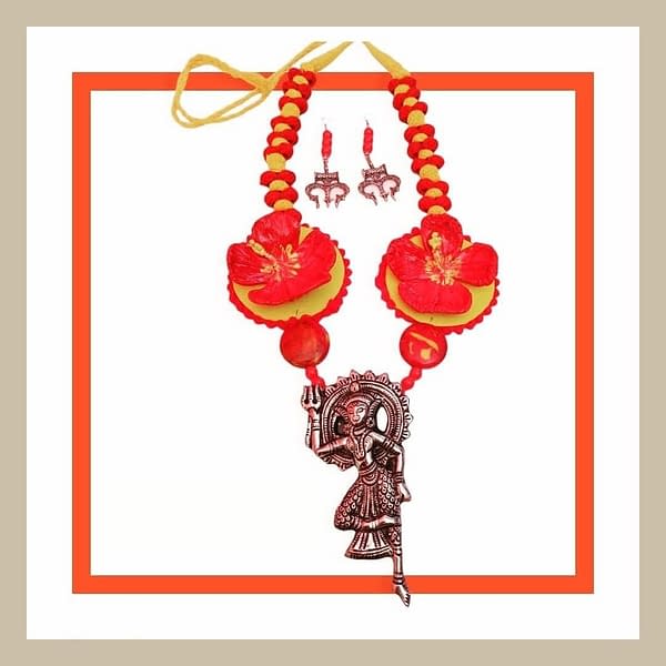 Handmade Dokra Pendant Necklace