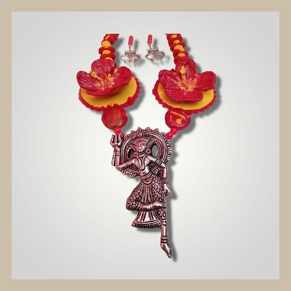 Handmade Dokra Pendant Necklace 3