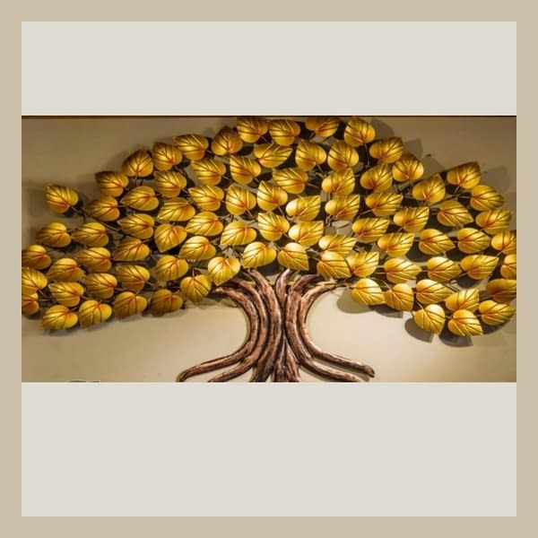 Handmade Peepal Golden Tree